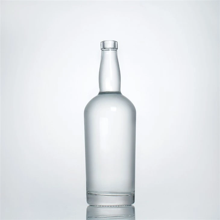 750ml Clear Spirits Cam Şişe Viski Viski Şişesi, Bar Üstü